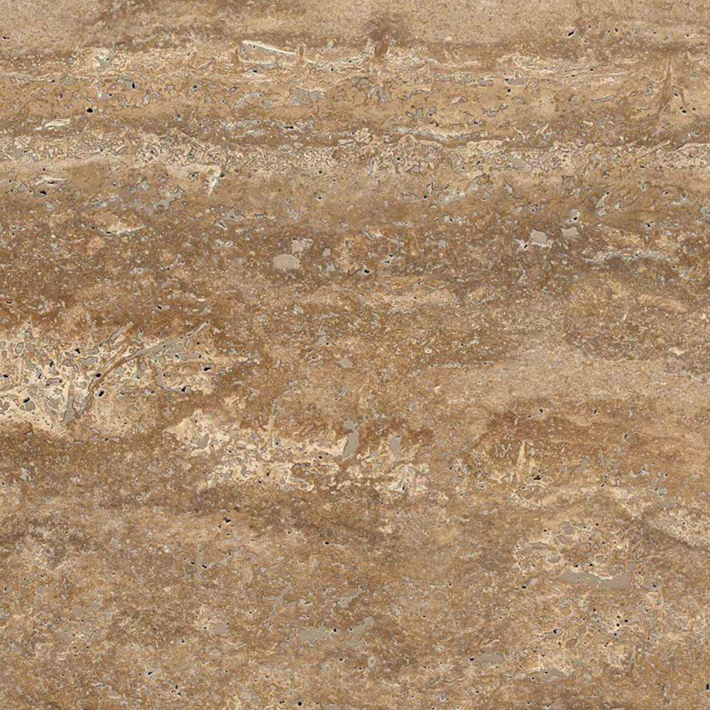 Travertino Noce Romano — campione del materiale, finitura non riprodotta
