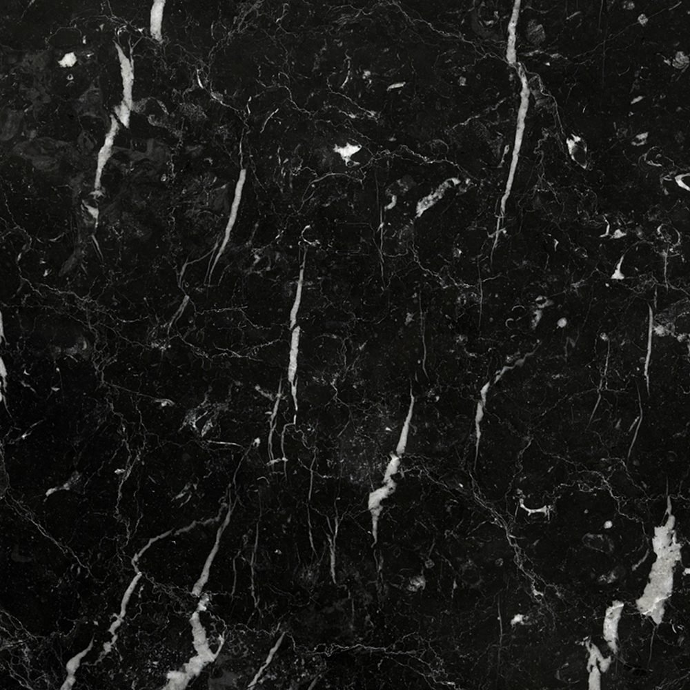 Nero Marquina — campione fotografico di marmo