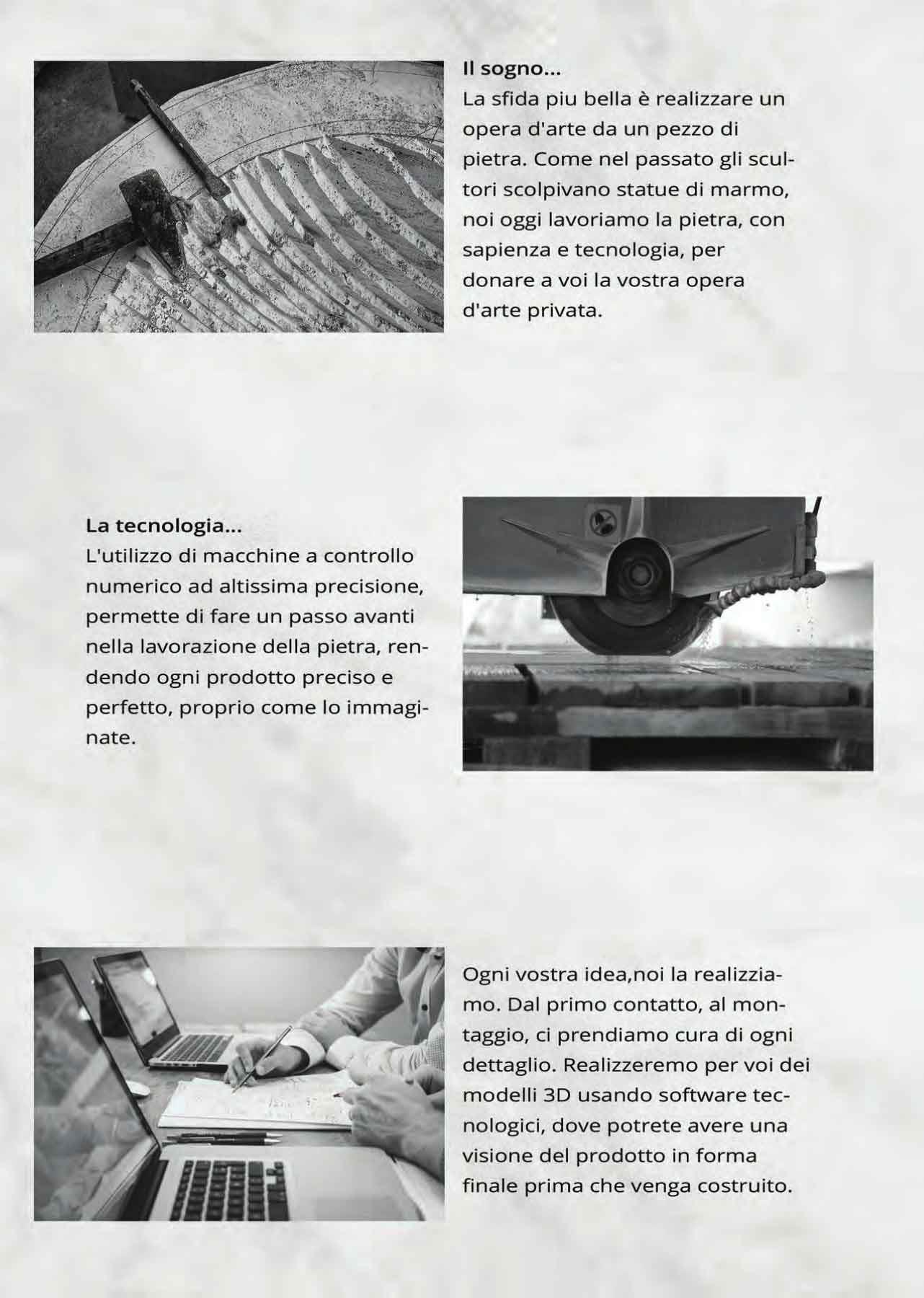 Catalogo Impero Marmi, pagina 6 — La nostra storia
