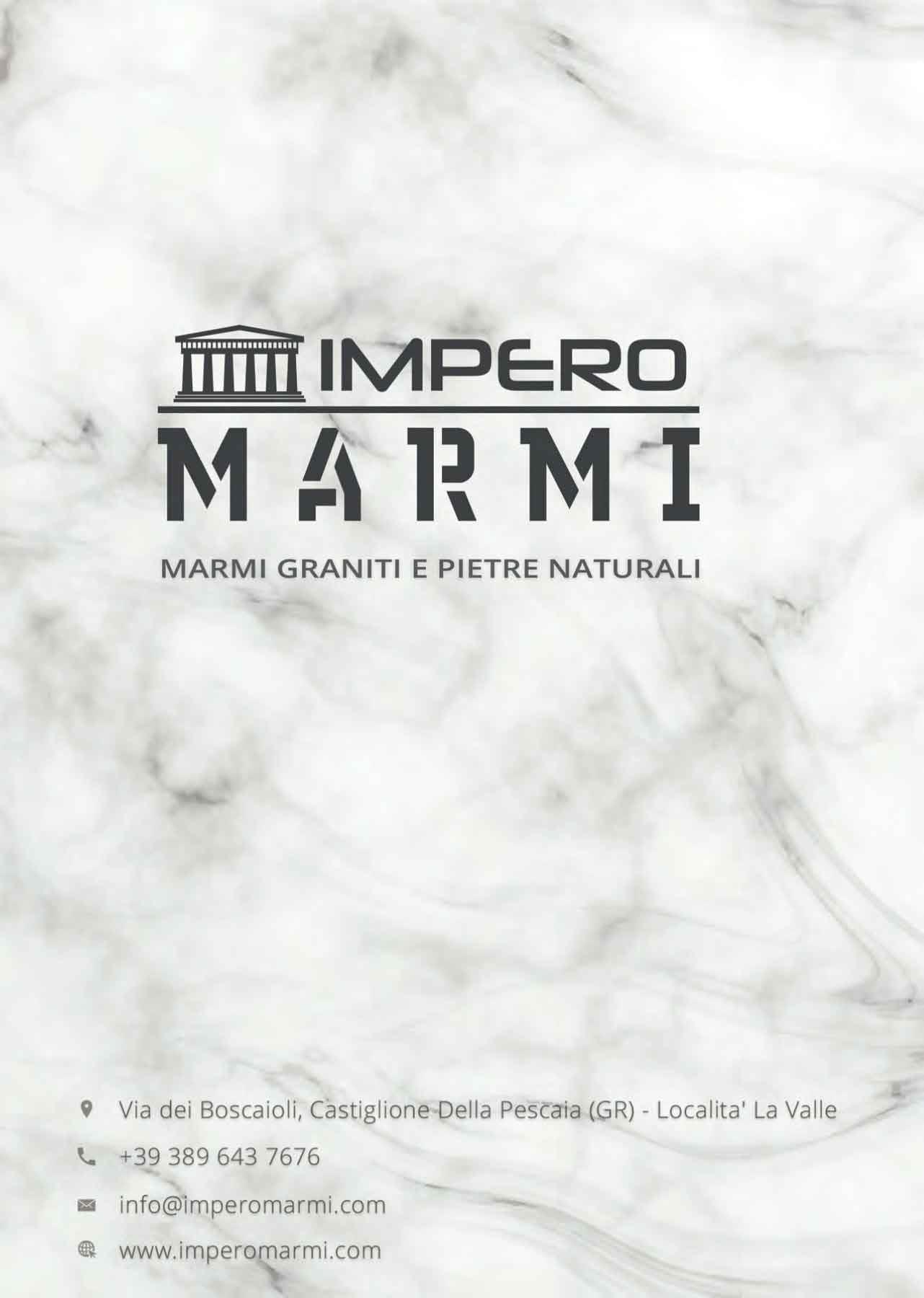 Catalogo Impero Marmi, pagina 92 — Contatti